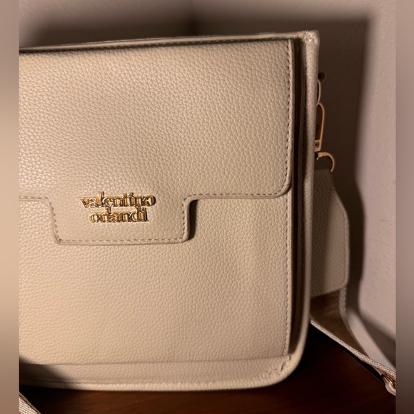 Valentino Orlandi Leather Crossbody Bag in Bone - Picture 4 of 15